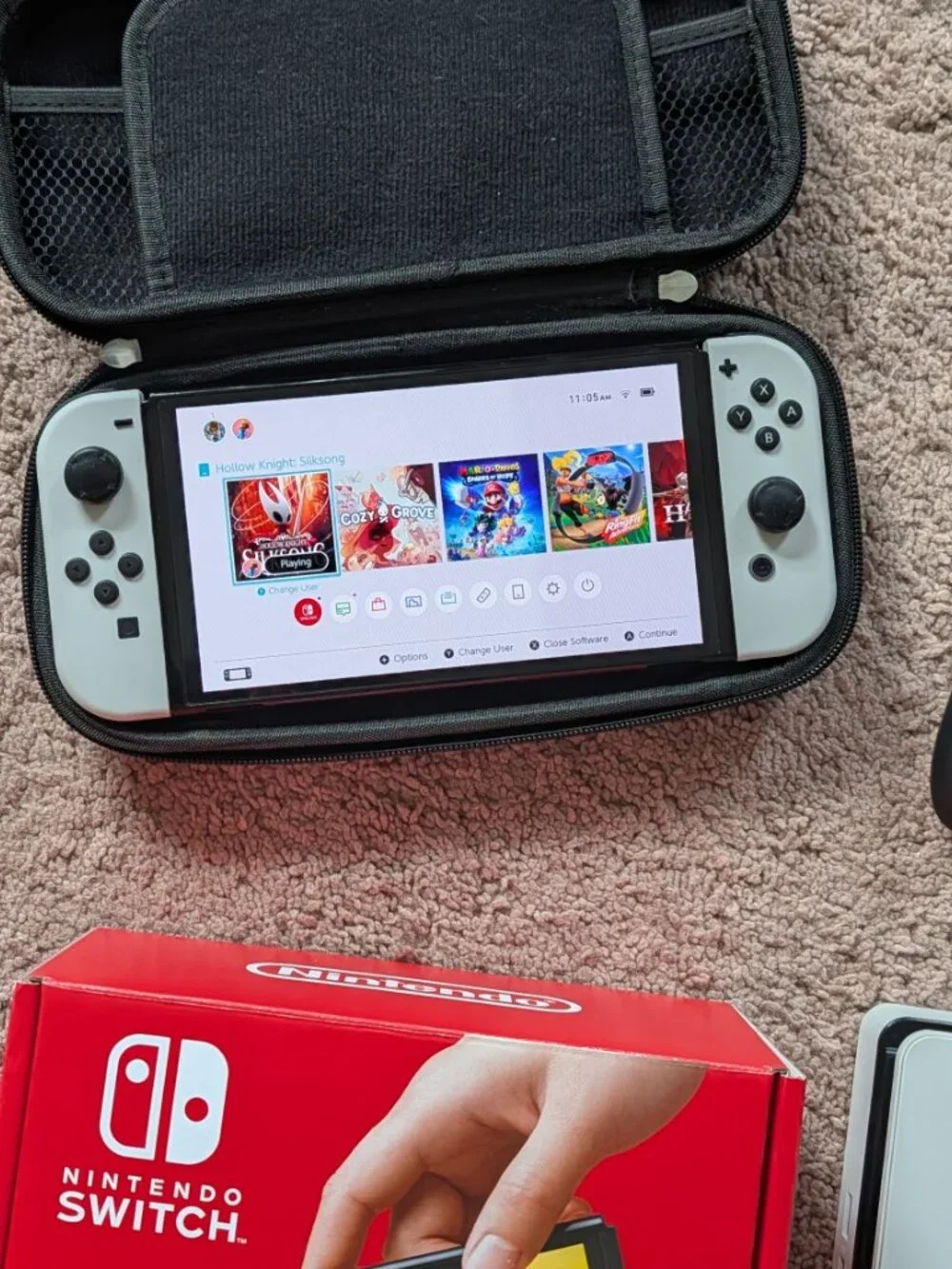 Nintendo Switch OLED Console with Accessories Perfect Condition